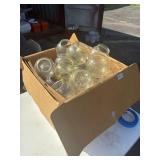 41  plastic fish bowls,3.5'x2.5'@ used for