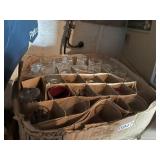 Apx 60 Shotglasses - half plain half advertising