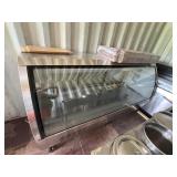 Precision glass front refrigerated display unit