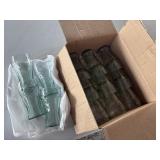 13  sm coca cola glasses green 6oz