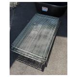 41.5' x 24' metal shelves 4 total