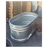 metal stock tank does have a hole would make