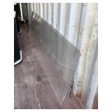 4 pc of plexiglass, 2ft x 8 ft