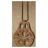 Vintage Steel Pulley