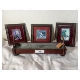 Richmond Galleries framed Prints & Rustic Galvanized Tray Richmond Galleries framed Prints & Rustic Galvanized Tray