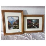 Thomas Kinkade Framed Art Prints (2 pcs) Thomas Kinkade Framed Art Prints (2 pcs)