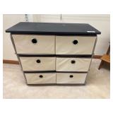 6-Drawer Canvas Organizer with Metal Frame 6-Drawer Canvas Organizer with Metal Frame