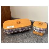 Longaberger Plaid Liner Basket Set Longaberger Plaid Liner Basket Set
