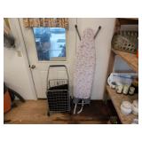 Rolling Laundry Cart & Ironing Board Rolling Laundry Cart & Ironing Board