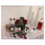 Christmas Decor Lot Angel, Lights & Ornaments Christmas Decor Lot Angel, Lights & Ornaments