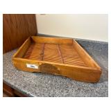 Vintage Wood Adjustable Sieve A.S. Clough Vintage Wood Adjustable Sieve A.S. Clough