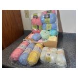 Yarn Lot Baby & Pastel Colors (Full & Partial Skeins) Yarn Lot Baby & Pastel Colors (Full & Partial Skeins)