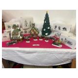 Dept 56 Heritage Village Christmas Display and other pieces Dept 56 Heritage Village Christmas Display and other pieces