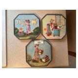 Vintage 3D Laundry Wall Plaques Vintage 3D Laundry Wall Plaques