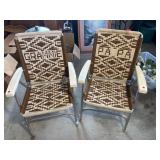 Pair of Vintage GRAMMIE and PAPA Lawn Chairs Pair of Vintage GRAMMIE and PAPA Lawn Chairs