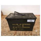 Military Ammo Can - '360 CAL 30 CARTRIDGES BALL M2 IN 5RD CLIPS BANDOLEERS LOT SL 37343' Military Ammo Can - '360 CAL 30 CARTRIDGES BALL M2 IN 5RD CLIPS BANDOLEERS LOT SL 37343'