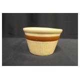 Vintage Yellow Ware Custard Cup
