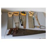 Box of Misc. Saws