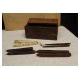 Primitive Candle Box and Candles