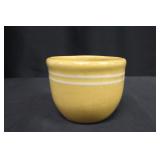 Vintage Yellow Ware Cup/Candle