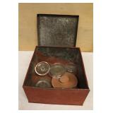 Tin with Canning Jar Lids