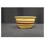 Small Weller Yellow Ware Pottery Bowl