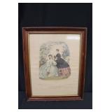 La Mode Illustree Framed Fashion Print