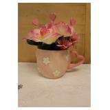 Pink Mug with Florals