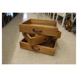 Primitive Wooden Drawer Boxes
