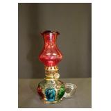 Vintage Miniature Finger Oil Lamp