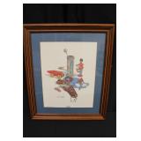 Framed Print Toyland by Bill Graustark