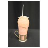 Avon Pretty Peach Fountain Float Cologne Bottle