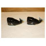 Vintage Whale Salt and Pepper Shakers