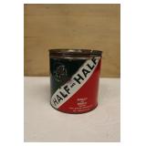Half and Half Burley and Bright Tobacco Tin