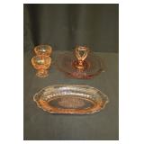 Misc. Pink Depression Glass