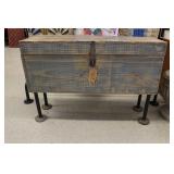 Primitive Wooden Box on Legs
