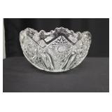 Vintage L.E. Smith Crystal Bowl