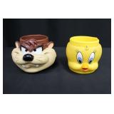 1992 Looney Tunes 3D Mugs