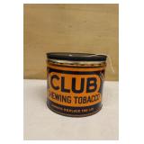 Club Chewing Tobacco Tin