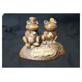 Kings Island Frogs Salt and Pepper Shakers