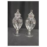 Clear Glass Apothecary Jars