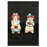 Raggedy Anne and Andy Salt and Pepper Shakers