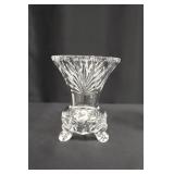 Antique Footed Crystal Vase