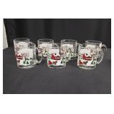 Libbey Glass Company Winter Mug Set