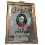 Coca-Cola Vintage-Style Reverse Glass Mirror (A)