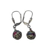 Vintage-Style Filigree Bead Earrings (J)