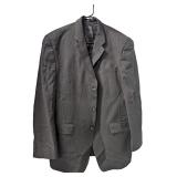 Chaps Pinstripe Wool Suit Jacket ï¿½ Black/Grey (C)