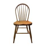 Solid Wood Windsor-Style Farmhouse Chair (F)