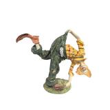 Hand-Painted Circus Clown Acrobat Figurine (A)