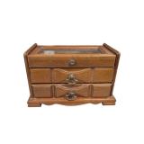 Wooden Jewelry Box with Music Box Feature (J)